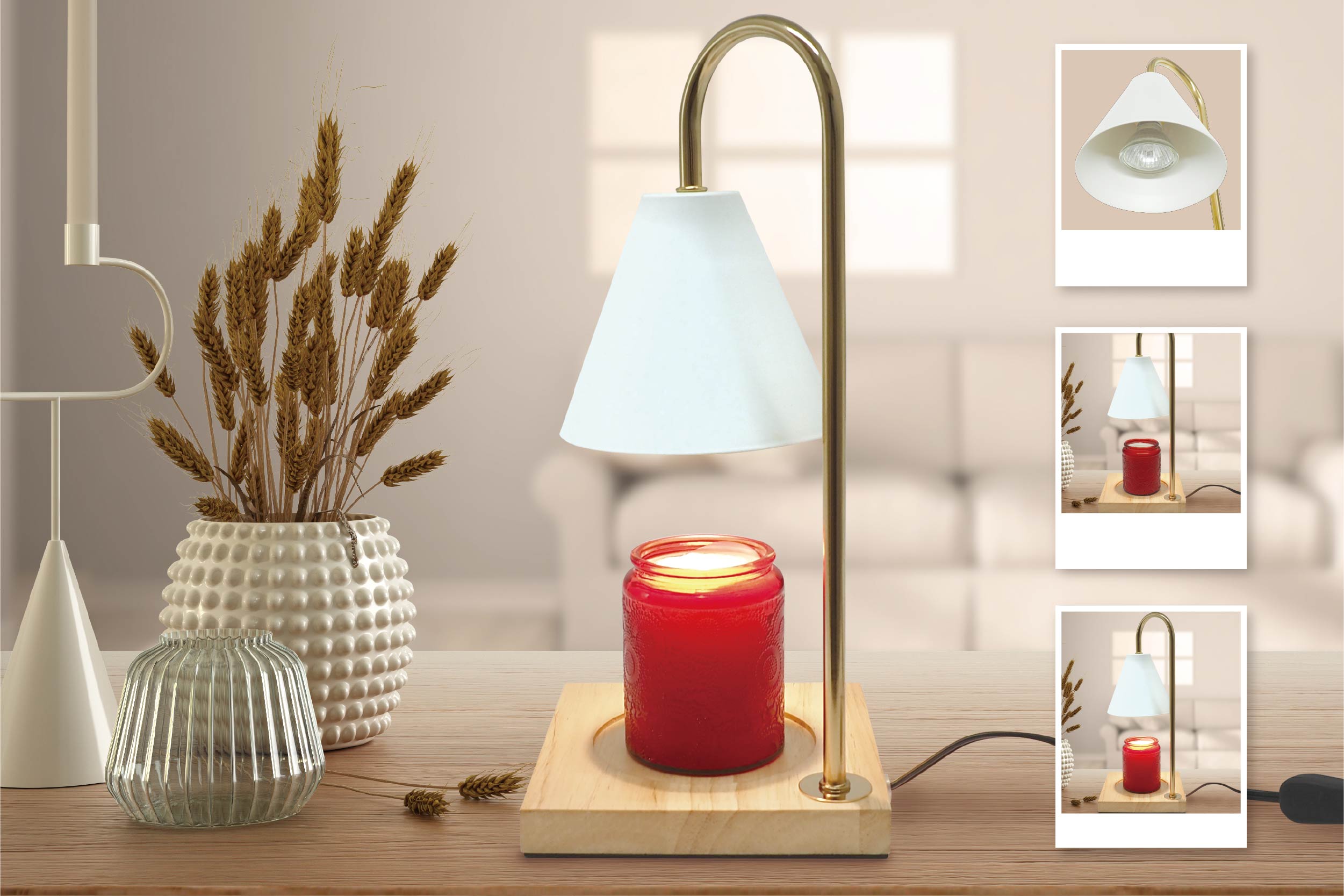 キャンドルウォーマー ナチュラル | 株式会社ハック