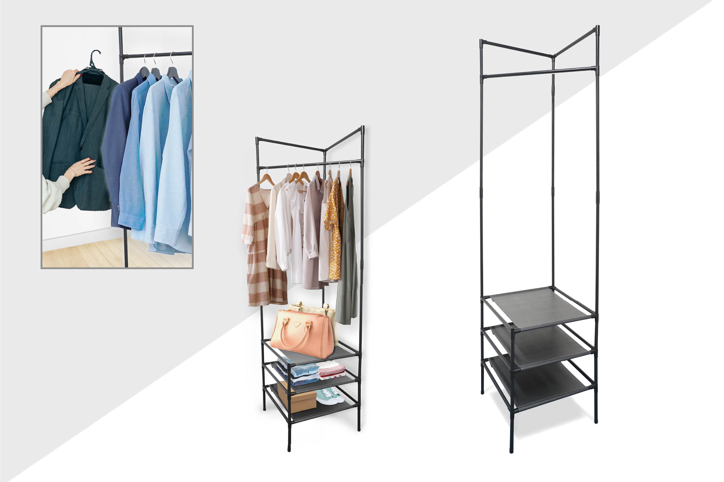 ハンガーラック ハンガーコーナーラック | 株式会社ハック