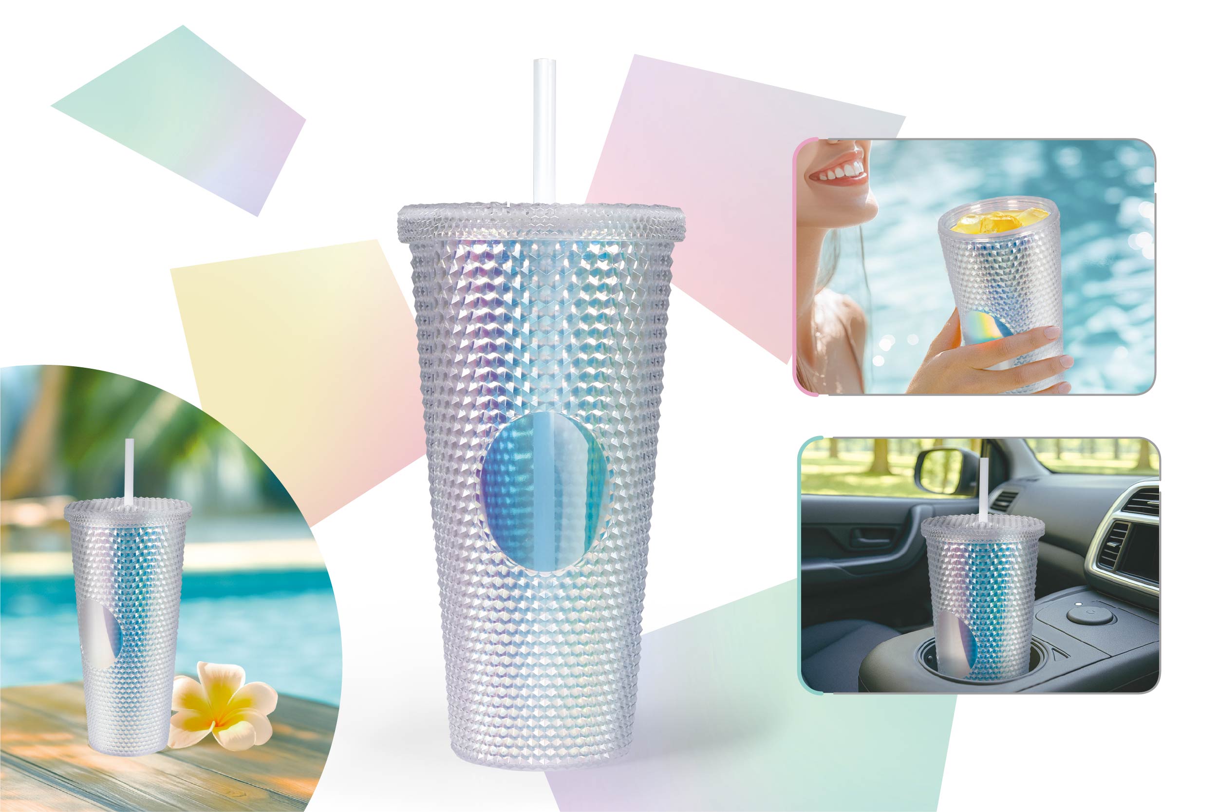 ストロー付きシャイニータンブラー | 株式会社ハック