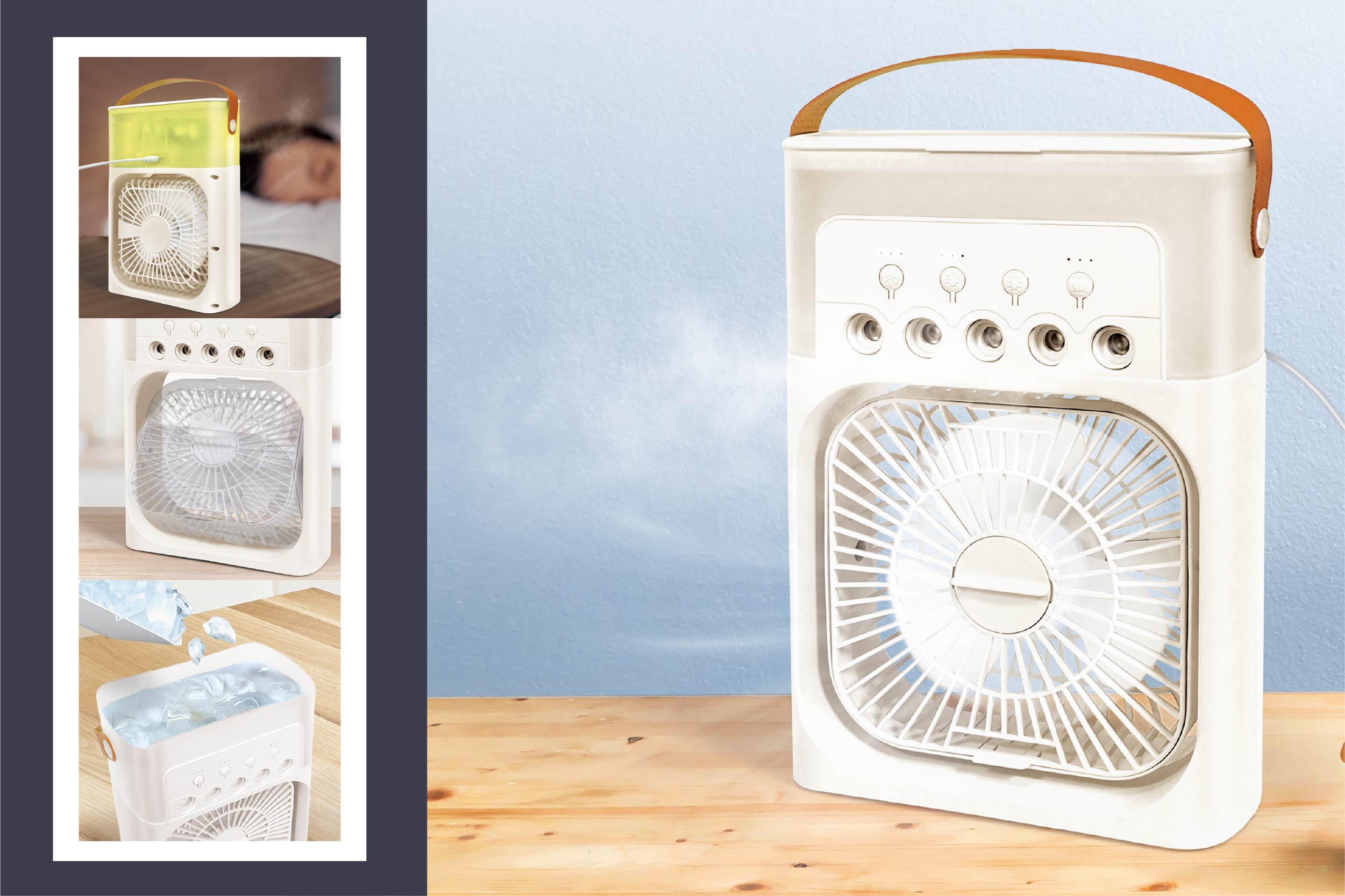 USB給電式エコクールミストファン | 株式会社ハック